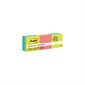 Feuillets autoadhésifs Post-it® - 2 x 2 po - Couleurs variées - Paquet de 3 cubes