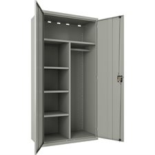 Armoire vestiaire -penderie de la série Fortress gris pâle