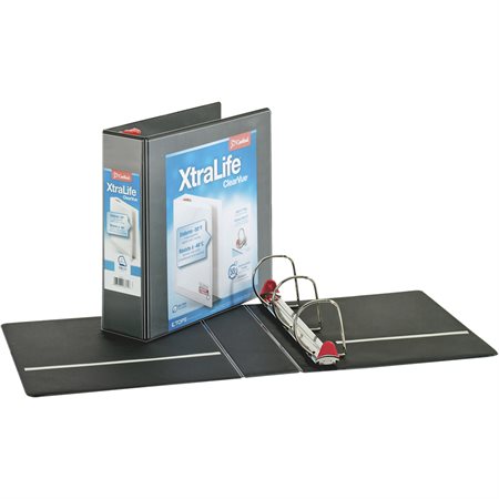 Reliure  XtraLife® ClearVue® Locking Slant-D® 3 po noir