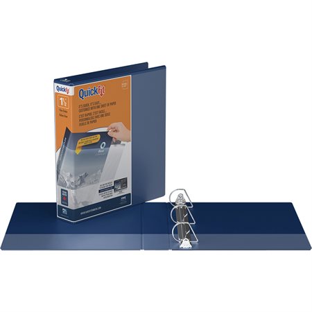 Reliure de présentation QuickFit® 1-1/2 po bleu
