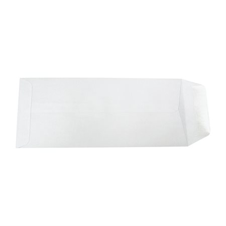 Enveloppe blanche à bout ouvert - #10 - 4-1/8 x 9-1/2 po