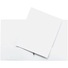 Twin Pocket Portfolio - White