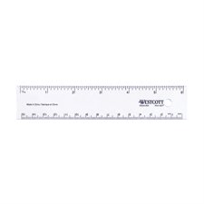 Règle en plastique transparent flexible 15 cm métrique / 6 po