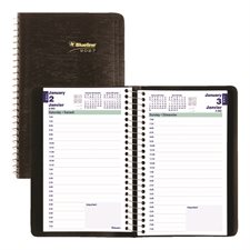 Agenda quotidien (2027) Bilingue noir