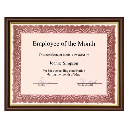 Tuscan Certificate Frame