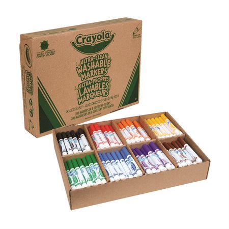 Classpack Ultra-Clean Large Tip Colouring Markers