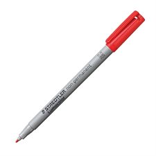 Marqueur soluble à l'eau Lumocolor® Pointe moyenne 1,0 mm - Rouge