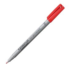 Marqueur soluble à l'eau Lumocolor® Pointe fine, 0,6 mm - Rouge
