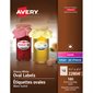 Étiquettes ovale glacées imprimables