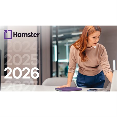 Calendrier de bureau Hamster