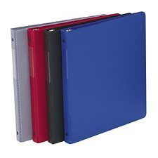 Reliure indispensable avec anneaux ronds 5/8 po rouge