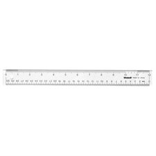 Règle transparente métrique en plastique de 30 cm / 12 po