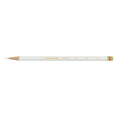 Crayon de couleur de marquage en bois Verithin® - Boîte de 12 blanc