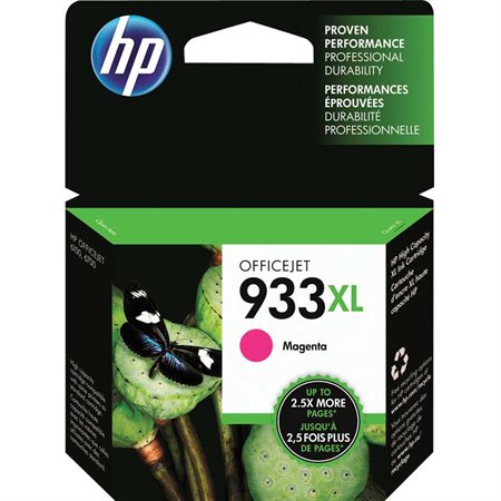 HP 933XL Cartouche jet d'encre de longue durée d'origine HP933XL - CN055AN#140 - Magenta