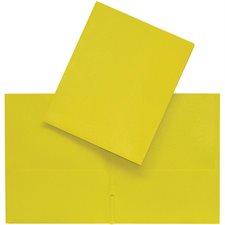 Twin Pocket Portfolio - Yellow