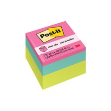 Post-it® Self-Adhesive Notes - 2 x 2 in - Assorted Bright Colours - 1 Cube