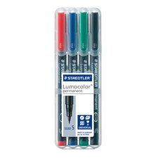 Marqueur permanent Lumocolor® Super fine 0.4 mm - Ensemble de 4