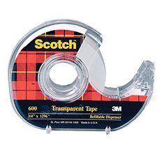 Ruban adhésif transparent Scotch® - Dévidoir 19 mm x 33 m