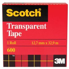 Ruban adhésif transparent Scotch® - Recharge 12,7 mm x 33 m