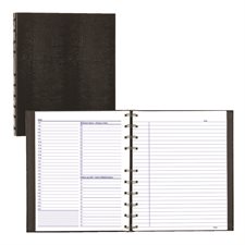 NotePro® Daily Undated Planner 10-3/4 x 8-1/2" - 200 pages bilingual