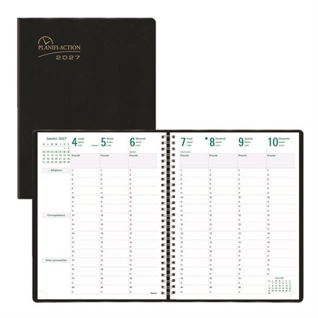 7-Day Timanager® Weekly Diary (2026) French
