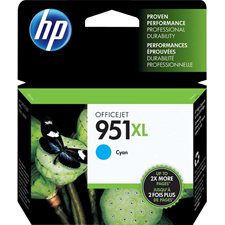 HP 951XL Cartouche jet d'encre de longue durée d'origine HP951XL - CN046AN#140 - Cyan