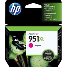 HP 951XL Cartouche jet d'encre de longue durée d'origine HP951XL - CN047AN#140 - Magenta