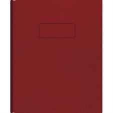 Livre de notes A9 Ligné rouge