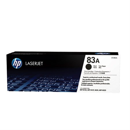 HP 83A Cartouche de toner d'origine LaserJet HP83A - CF283A - Noir