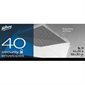 Enveloppe blanche confidentielle #10. 4-1/8 x 9-1/2 po. bte 40