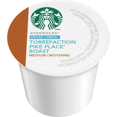 Dosettes de café décaféiné Starbucks® Pike Place® torréfaction moyenne