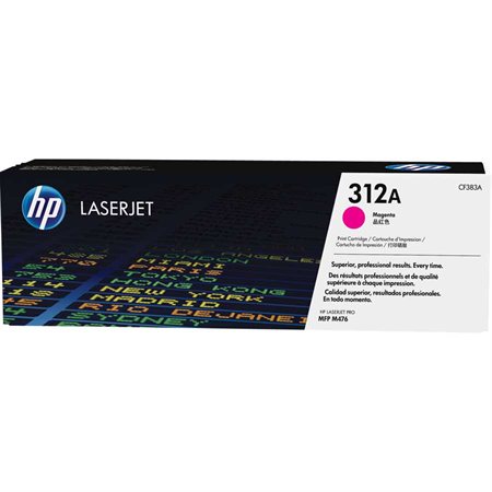 HP312A - CF383A Original LaserJet Toner Cartridge - Magenta