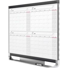 Prestige® 2 Magnetic Calendar Dry Erase Whiteboard 4 months 48 x 36 in.