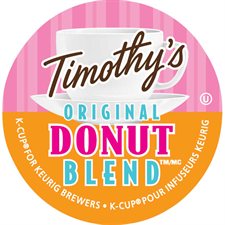 Dosettes de café Timothy's® Mélange original de la beignerie torréfaction légère