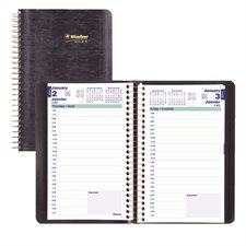 Agenda quotidien (2027) Bilingue bleu