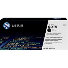 HP 651A Cartouche de toner d'origine LaserJet HP651A - CE340A - Noir