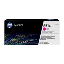 HP 651A Cartouche de toner d'origine LaserJet HP651A - CE343A - Magenta