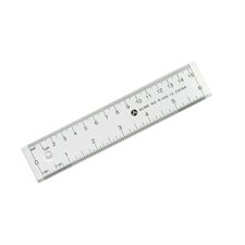 Règle transparente en plastique 15 cm / 6 po
