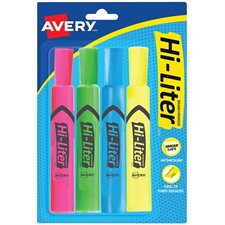 Surligneur Hi-Liter® Paquet de 4 variés