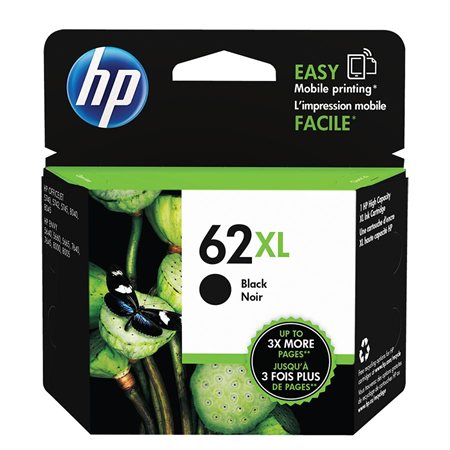 HP 62XL Cartouche jet d'encre de longue durée d'origine HP62XL - C2P05AN#140 - Noir