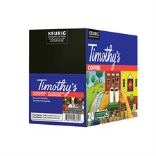 Dosettes de café aromatisé Timothy's® Vanille française torréfaction moyenne