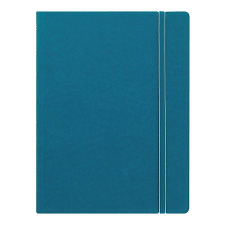 Filofax® Refillable Notebook Desk size, 9-1/4 x 7-1/4" aqua