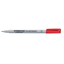 Marqueur soluble à l'eau Lumocolor® Pointe super fine 0,4 mm - Rouge