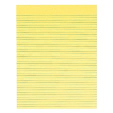 Notepad Letter size, lined. pkg 5