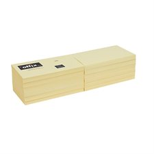 Feuillets autoadhésifs Offix® - 3 x 5 po - Jaune - Paquet de 12