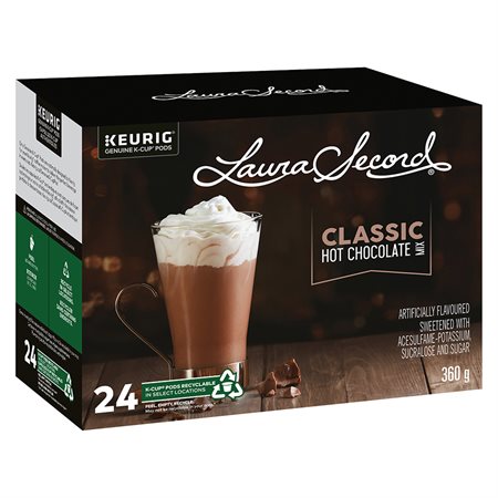 Dosettes de chocolat chaud Laura Secord® Mélangle classique