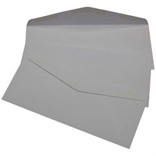 Enveloppe blanche à joint croisé sans fenêtre - #10 - 4-1/8 x 9-1/2 po