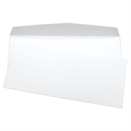 Enveloppe blanche imprimable jet d'encre et laser - #10 - 4-1/8 x 9-1/2 po