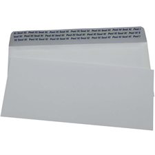 Enveloppe blanche Peel & Seal - #10 - 4-1/8 x 9-1/2 po