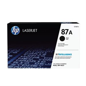 HP 87A Cartouche de toner d'origine LaserJet HP87A - CF287A - Noir
